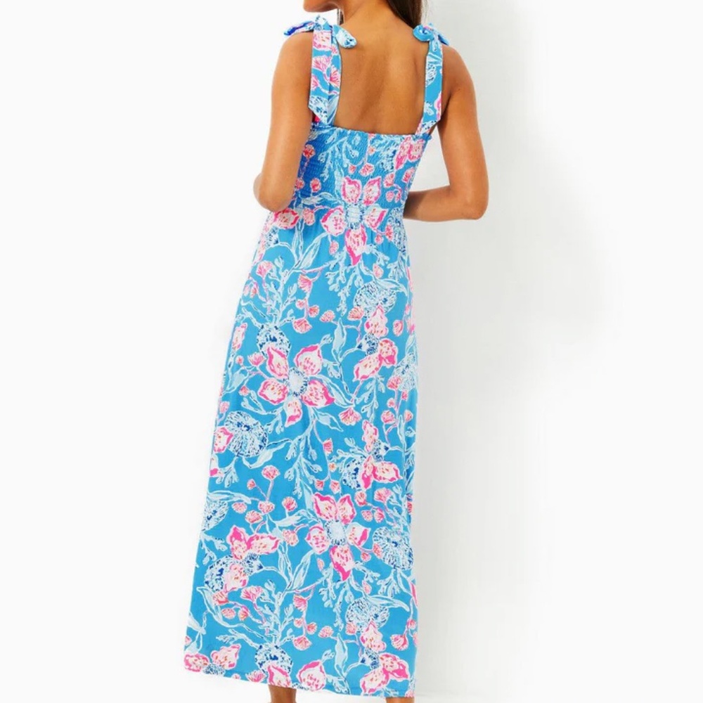 NEW Lilly Pulitzer Kailua Smocked Maxi Dress - Picture 4 of 8